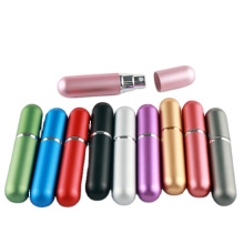 Cosmetic 5ML 10ML Colored Empty Glass Refillable Perfume Pump Spray Bottle